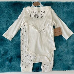Rae Dunn Baby 3-piece Set Size 6-9 Months